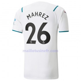 Maillot de Foot Manchester City Riyad Mahrez 26 Extérieur 2021-22